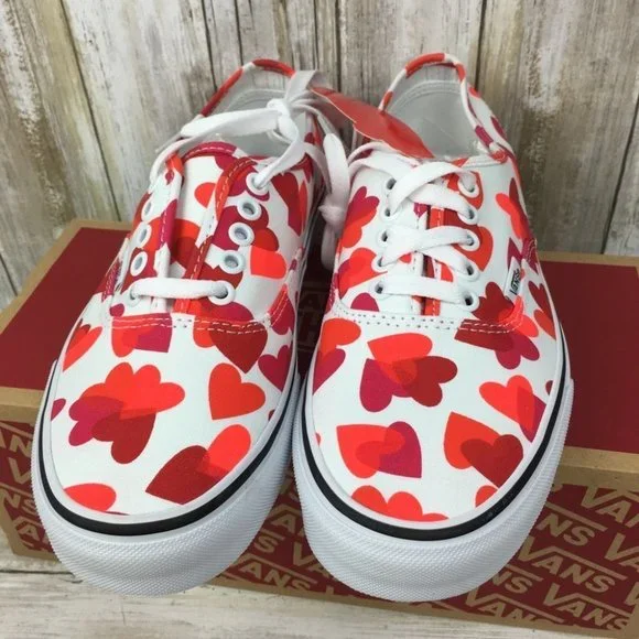 💕💕Vans Authentic Valentines hearts W Sneakers❤️ - Picture 10 of 12